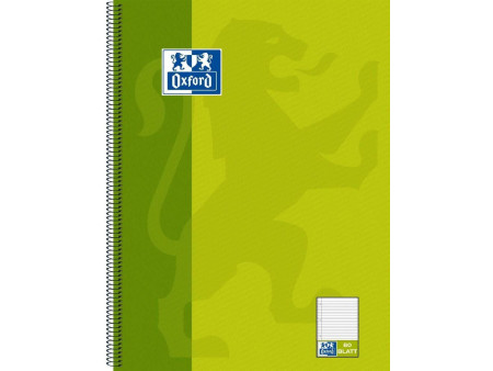 Oxford Cahier trieur, A4+, ligné, 80 feuilles,marge à gauche