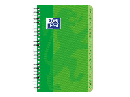 Oxford Carnet répertoire, reliure intégrale, 90 x 140 mm