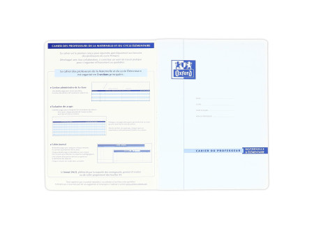 Oxford Cahier pour professeurs MATERNELLE & ELEMENTAIRE