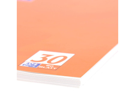 Oxford Cahier à spirale, A4+, uni, 160 pages, orange