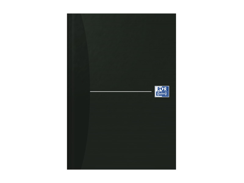 Oxford Carnet de notes 'Smart Black', relié, A5, ligné