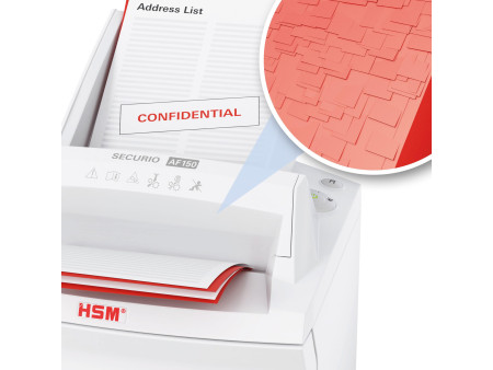 HSM Destructeur de documents SECURIO AF150, 0,78 x 11 mm,