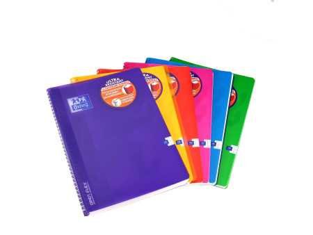 Oxford Cahier spirale 'Openflex', A4, seyès, 180 pages