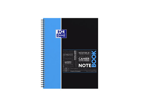 Oxford Etudiants Cahier à spirale 'NOTEBOOK', A4+, quadrillé