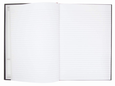 Oxford bloc-notes Black n' Red - à reliure, A4, ligné