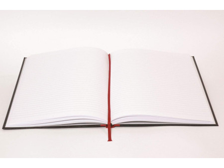 Oxford bloc-notes Black n' Red - à reliure, A4, ligné