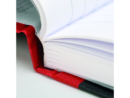 Oxford bloc-notes Black n' Red - à reliure, A4, ligné