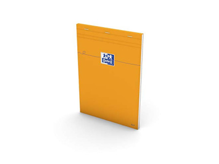 Oxford Bloc-notes, A4, quadrillé, 80 feuilles, lot de 3