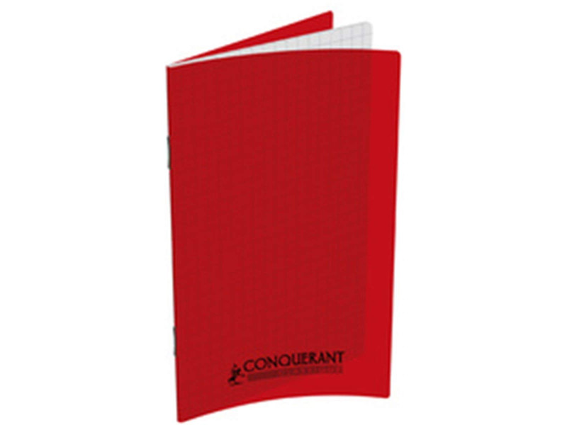 CONQUERANT CLASSIQUE Carnet piqûre 90 x 140 mm, quadrillé