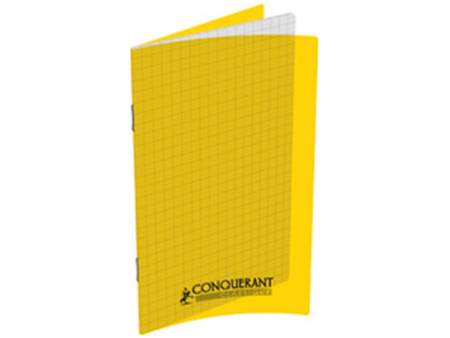 CONQUERANT CLASSIQUE Carnet piqûre 90 x 140 mm, quadrillé