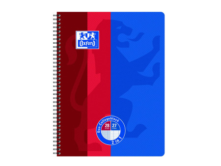 Oxford Cahier scolaire DUO classique, A4+, 160 pages