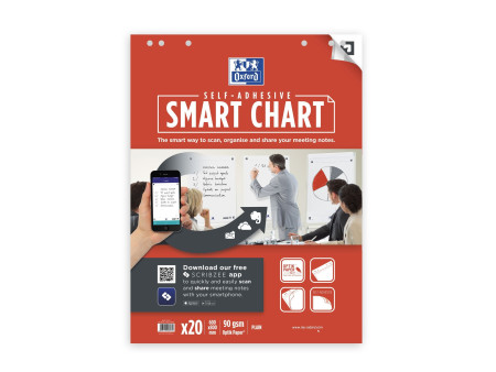 Oxford Bloc de conférence 'Smart Chart', autocollant