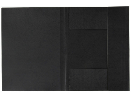 Oxford Chemise à élastique Top File+, A4, noir