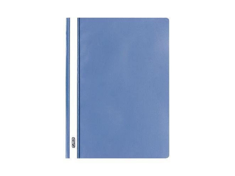 herlitz Chemise à lamelle, A4, en film PP, bleu