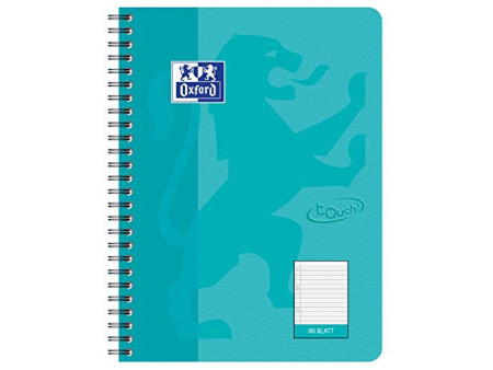 Oxford Cahier spiralé Touch, B5, pointillé, 160 pages