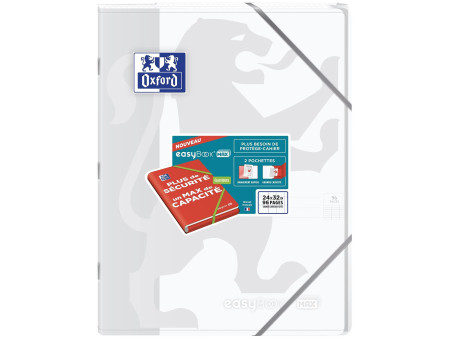 Oxford Cahier piqûre EasyBOOK MAX, 240 x 320 mm, assorti