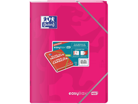Oxford Cahier piqûre EasyBOOK MAX, 240 x 320 mm, assorti
