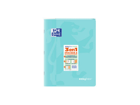Oxford Cahier piqûre EasyBOOK Pastel, 240 x 320 mm, assorti