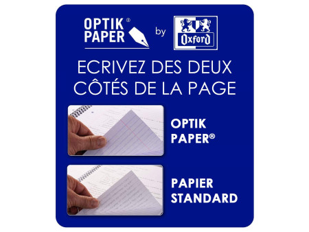 Oxford Bloc de feuilles simples perforées, A4, seyès