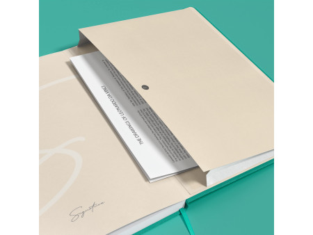 Oxford Carnet de notes Signature, A5, pointillé, turquoise