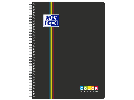 Oxford Cahier reliure intégrale COLOR SYSTEM, A4+, quadrillé