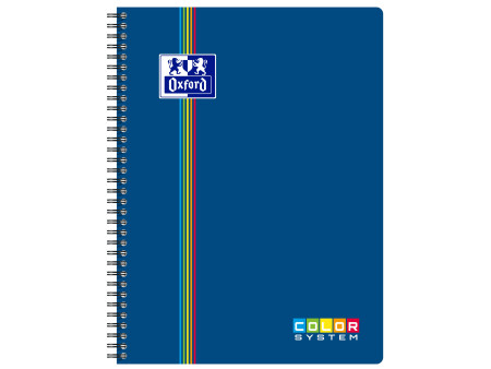 Oxford Cahier reliure intégrale COLOR SYSTEM, A4+, quadrillé