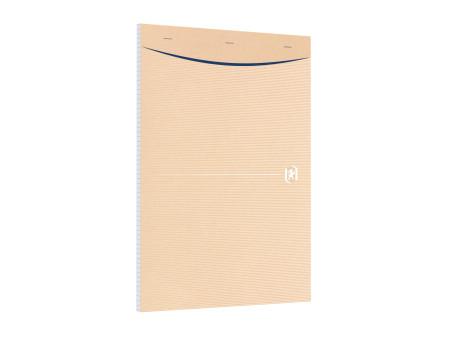 Oxford Bloc-notes Touareg, A4, quadrillé, 80 feuilles, Kraft