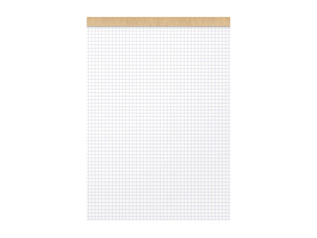 Oxford Bloc-notes Touareg, A4, quadrillé, 80 feuilles, Kraft