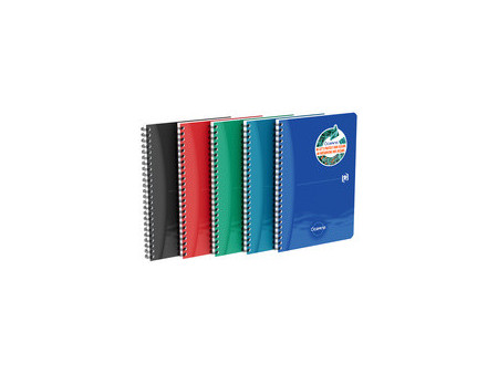 Oxford Office Cahier à spirale 'Oceanis', A4, PP, quadrillé