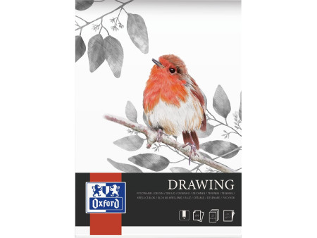 Oxford Art Bloc de dessin 'Drawing', A4, 200 g/m2
