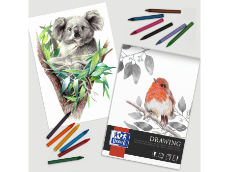 Oxford Art Bloc de dessin 'Drawing', A3, 200 g/m2