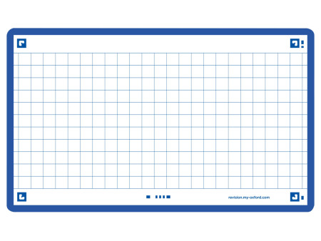 Oxford Fiches 'Flash 2.0', 75x125 mm, quadrillé, bleu