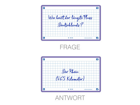 Oxford Fiches 'Flash 2.0', 75 x 125 mm, quadrillé, violet