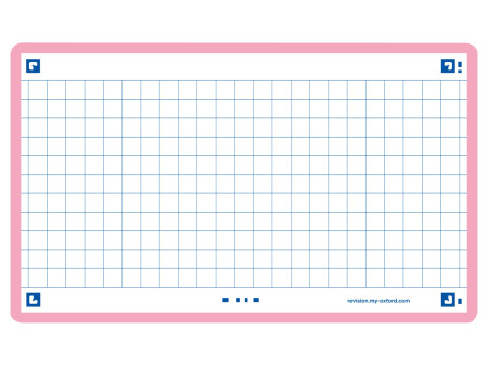 Oxford Fiches 'Flash 2.0', 75 x 125 mm, quadrillé, rose