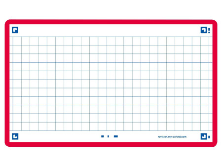 Oxford Fiches 'Flash 2.0', 75 x 125 mm, quadrillé, rouge