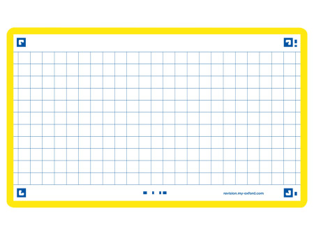 Oxford Fiches 'Flash 2.0', 75 x 125 mm, quadrillé, jaune
