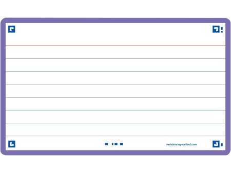 Oxford Fiches 'Flash 2.0', 75 x 125 mm, ligné, violet