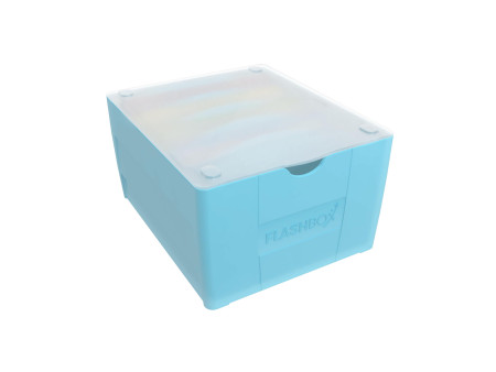 Oxford Boîte à fiches 'Flashbox' Starterpack, bleu pastel