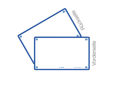 Oxford Fiches 'Flash 2.0', 75 x 125 mm, uni, bleu