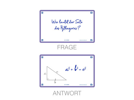 Oxford Fiches 'Flash 2.0', 75 x 125 mm, uni, violet