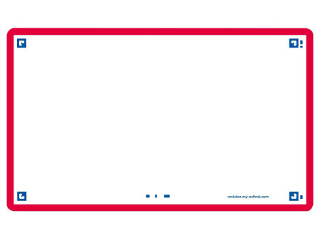 Oxford Fiches 'Flash 2.0', 75 x 125 mm, uni, rouge