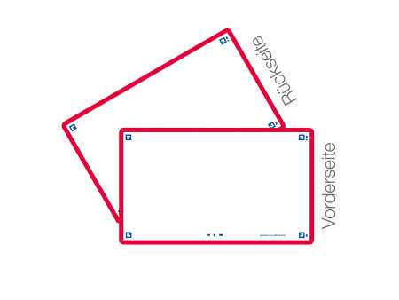 Oxford Fiches 'Flash 2.0', 75 x 125 mm, uni, rouge