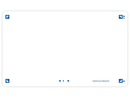 Oxford Fiches 'Flash 2.0', 75 x 125 mm, uni, blanc