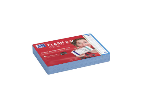 Oxford Fiches 'Flash 2.0', 105 x 148 mm, turquoise