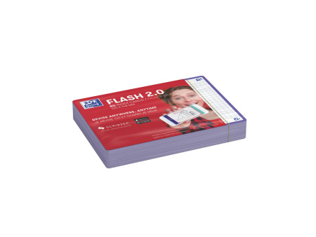 Oxford Fiches 'Flash 2.0', 105 x 148 mm, violet