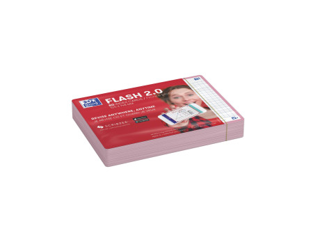 Oxford Fiches 'Flash 2.0', 105 x 148 mm, rose