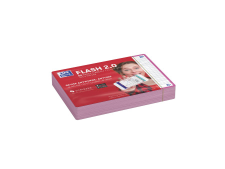 Oxford Fiches 'Flash 2.0', 105 x 148 mm, fuchsia