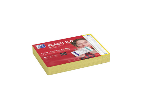 Oxford Fiches 'Flash 2.0', 105 x 148 mm, jaune