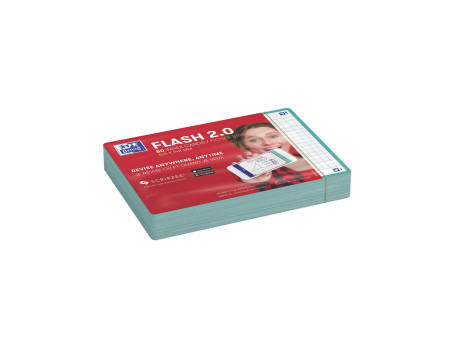 Oxford Fiches 'Flash 2.0', 105 x 148 mm, menthe