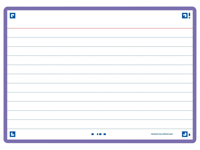 Oxford Fiches 'Flash 2.0', 105 x 148 mm, violet